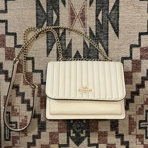 White Coach Convertible Bag